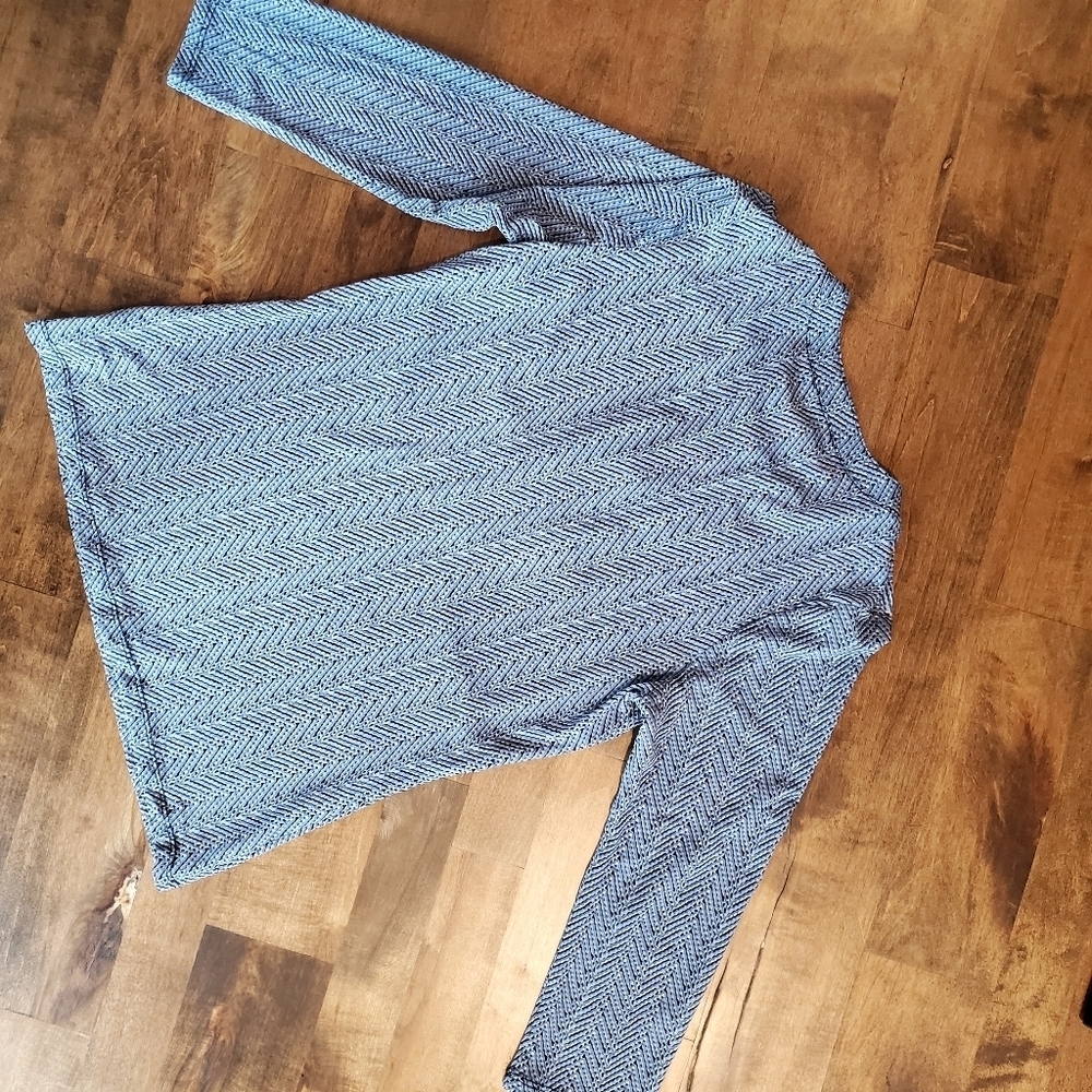 The Limited Sheer Ruffled Keyhole Blouse - Picture 2 of 4